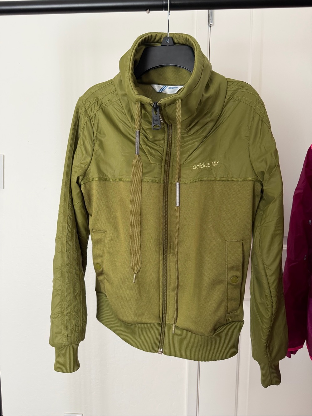 adidas Olive Green Women's Athleisure Jacket